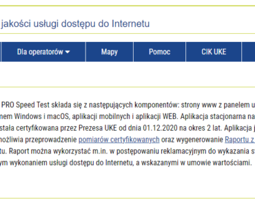 Certyfikowany pomiar UKE.