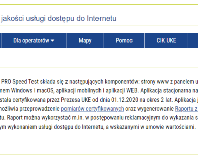 Certyfikowany pomiar UKE.